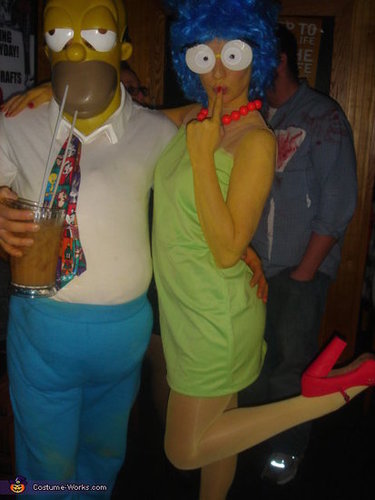 Marge and Homer Simpson Marge and Homer Simpson