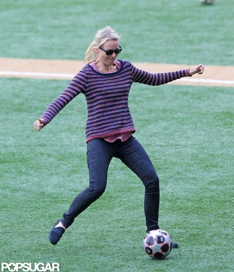 Naomi Watts Kicks It With Her Boys Liev and Kai Naomi Watts Kicks It With Her Boys Liev and Kai