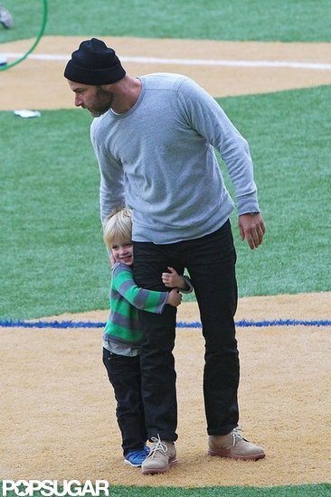 Naomi Watts Kicks It With Her Boys Liev and Kai Naomi Watts Kicks It With Her Boys Liev and Kai