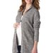 Woman Within One-Button Sweater