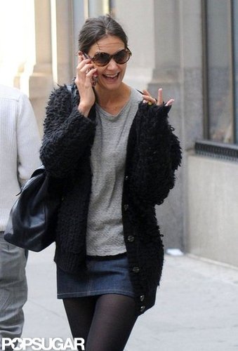 Katie Holmes and Suri Cruise Wrap Up a Busy Weekend Katie Holmes and Suri Cruise Wrap Up a Busy Weekend