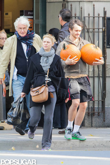 Claire Danes and Hugh Dancy prepared for Halloween in Toronto. Claire Danes and Hugh Dancy prepared for Halloween in Toronto.