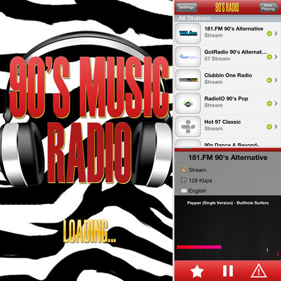 '90s Radio Music Player