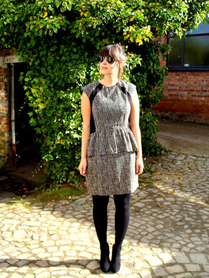Dotted Peplum