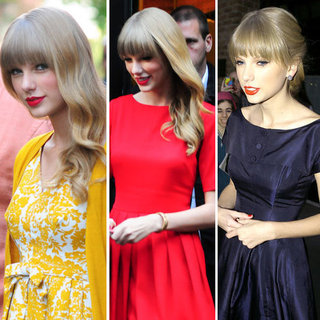 Pictures of Taylor Swift Wearing Red Lipstick Plus How to Apply Red Lipstick
