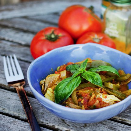 Curried White Fish Creole