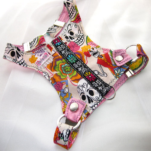 Day of the Dead Dog Harness Day of the Dead Dog Harness