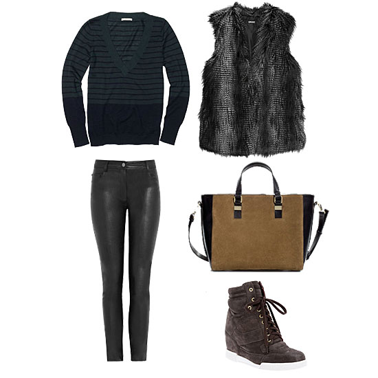 How to Wear a Fur Vest | Fall 2012 How to Wear a Fur Vest | Fall 2012