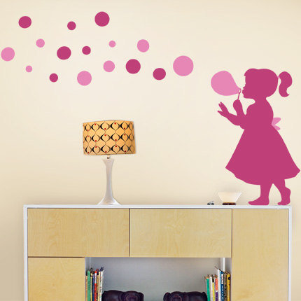Bubble Girl Decal Bubble Girl Decal