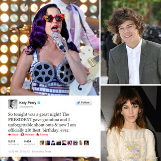 Best Celebrity Tweets: Katy Perry, Alexa Chung, Harry Styles