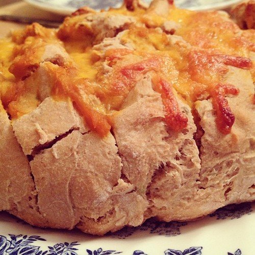 Cheesy Pumpkin Pull-apart Bread Cheesy Pumpkin Pull-apart Bread