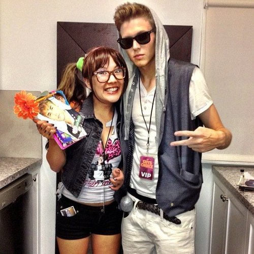 Colton Haynes dressed up as Justin Bieber while his friend was in costume as a fan.
Source: Instagram user coltonlhaynes
Colton Haynes dressed up as Justin Bieber while his friend was in costume as a fan.
Source: Instagram user coltonlhaynes