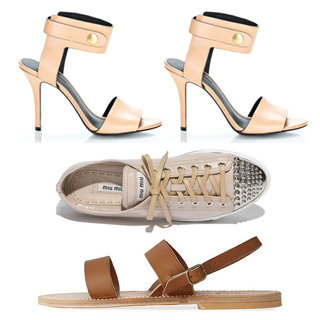 Classic Wardrobe Essentials: Alex Wang, Miu Miu Nude Shoes