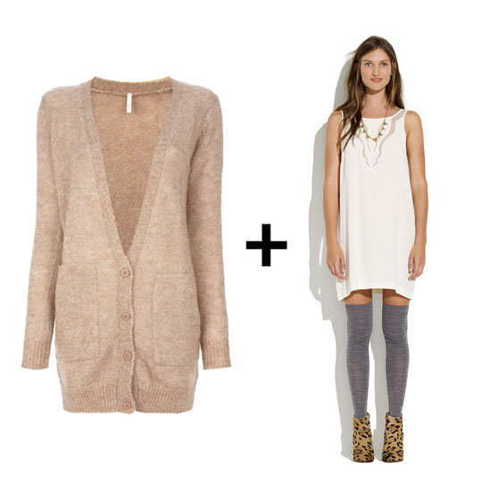 We adore the effect of this textural cardi over a creamy slip dress. We're also pretty partial to those sweet knee socks for added seasonal interest.
Liis Oversize Cardigan ($354)
Madewell Something Else by Natalie Wood Mesh Snakes Tank Dress ($238) We adore the effect of this textural cardi over a creamy slip dress. We're also pretty partial to those sweet knee socks for added seasonal interest.
Liis Oversize Cardigan ($354)
Madewell Something Else by Natalie Wood Mesh Snakes Tank Dress ($238)