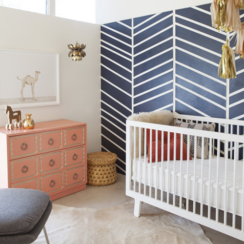 Modern Nursery With Baby Animal Prints From Sharon Montrose
