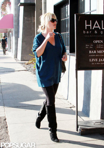 Reese Witherspoon Steps Out in Tight Pants and Knee-High Boots Reese Witherspoon Steps Out in Tight Pants and Knee-High Boots
