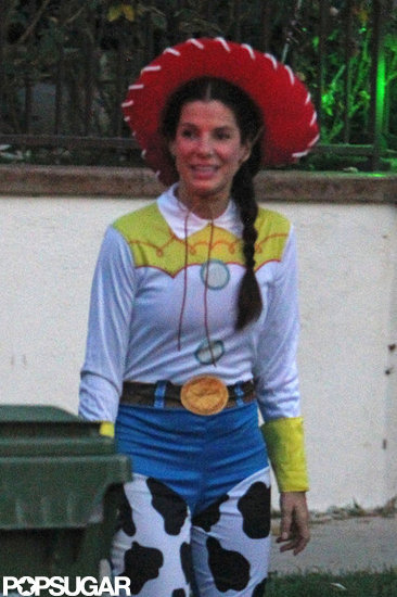 Sandra Bullock dressed as Cowgirl Jessie.
Sandra Bullock dressed as Cowgirl Jessie.