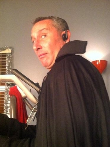 Glee's Jane Lynch snapped a photo of Adam Shankman in costume.
Source: Twitter user janemarielynch
Glee's Jane Lynch snapped a photo of Adam Shankman in costume.
Source: Twitter user janemarielynch