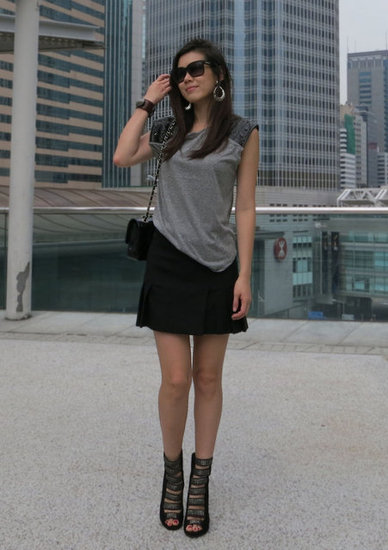 mixing femininity with edge