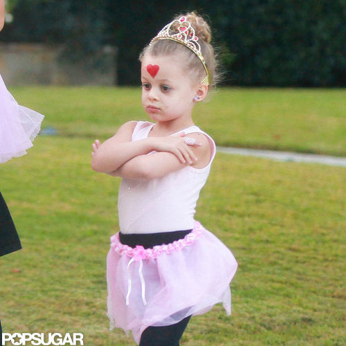 Harlow Madden wore a princess tiara.
Harlow Madden wore a princess tiara.