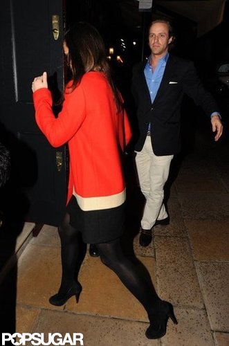 Pippa Middleton was joined by a male friend.
Pippa Middleton was joined by a male friend.