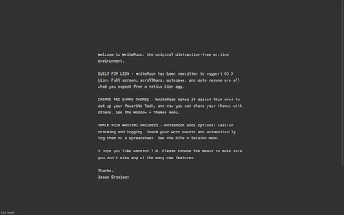 WriteRoom WriteRoom