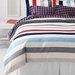 Lands' End Flannel Stripe Duvet Cover