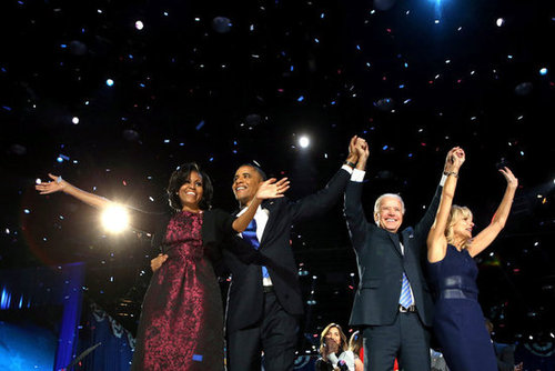President Obama Wins! See Pictures of His Celebratory Event in Chicago President Obama Wins! See Pictures of His Celebratory Event in Chicago