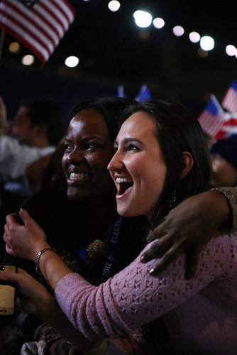 President Obama Wins! See Pictures of His Celebratory Event in Chicago President Obama Wins! See Pictures of His Celebratory Event in Chicago