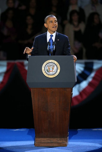 President Obama Wins! See Pictures of His Celebratory Event in Chicago President Obama Wins! See Pictures of His Celebratory Event in Chicago