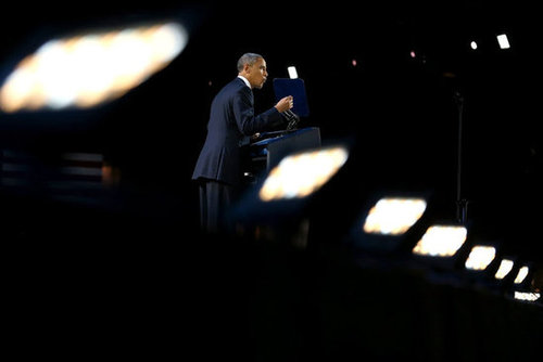 President Obama Wins! See Pictures of His Celebratory Event in Chicago President Obama Wins! See Pictures of His Celebratory Event in Chicago