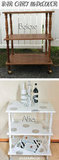 Bar Cart Polka Dot Makeover