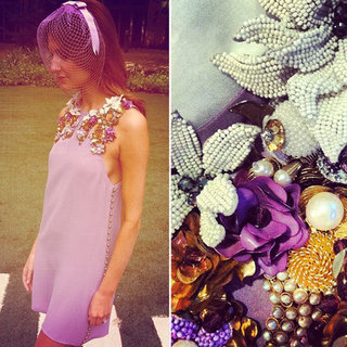 Kate Waterhouse in Gucci at the 2012 Melbourne Cup