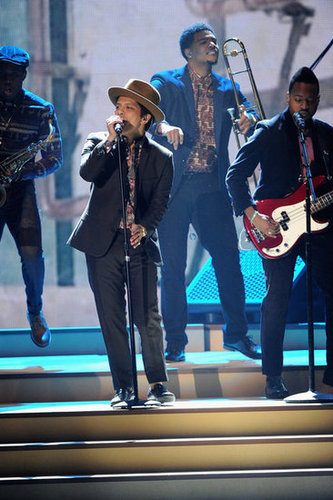 Bruno Mars performed at the Victoria's Secret Fashion Show.
Bruno Mars performed at the Victoria's Secret Fashion Show.