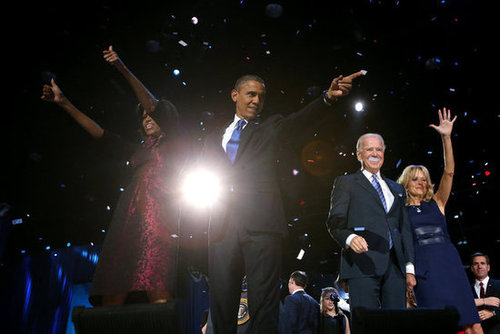 President Obama Wins! See Pictures of His Celebratory Event in Chicago President Obama Wins! See Pictures of His Celebratory Event in Chicago