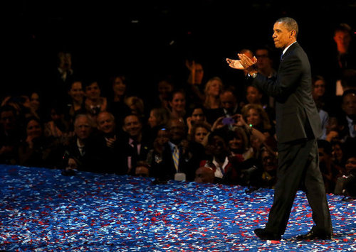 President Obama Wins! See Pictures of His Celebratory Event in Chicago President Obama Wins! See Pictures of His Celebratory Event in Chicago