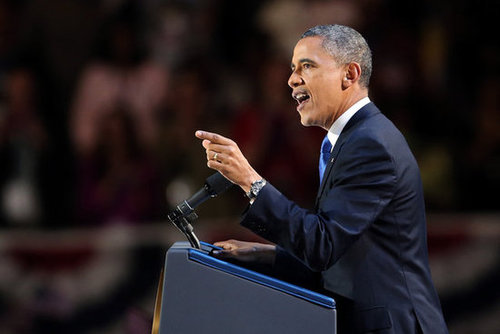 President Obama Wins! See Pictures of His Celebratory Event in Chicago President Obama Wins! See Pictures of His Celebratory Event in Chicago
