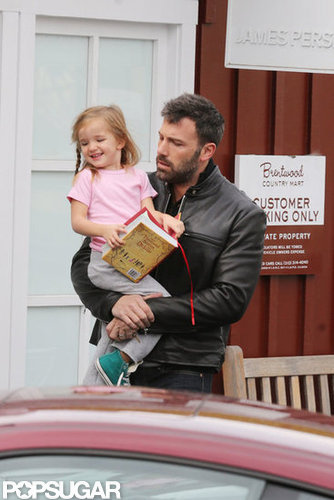 Ben Affleck took Seraphina to breakfast in LA.
Ben Affleck took Seraphina to breakfast in LA.