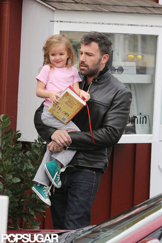 Seraphina Affleck carried a book to breakfast with dad Ben Affleck in LA.
Seraphina Affleck carried a book to breakfast with dad Ben Affleck in LA.