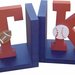 Rosenberry Rooms Varsity Initial Bookends