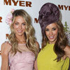 Delta Goodrem, Jennifer Hawkins at 2012 Crown Oaks Day