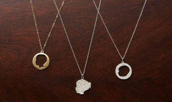 Cadence Lee Customized Outline Pendant Cadence Lee Customized Outline Pendant