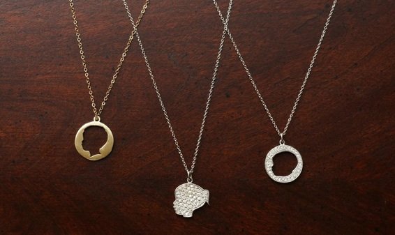 Cadence Lee Customized Outline Pendant Cadence Lee Customized Outline Pendant
