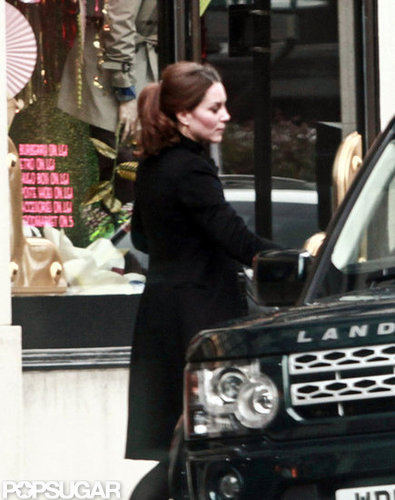 Kate Middleton hung out at Harvey Nichols.
Kate Middleton hung out at Harvey Nichols.