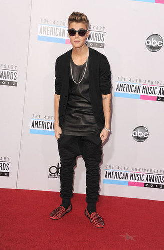 Justin Bieber arrived at the American Music Awards.
Justin Bieber arrived at the American Music Awards.