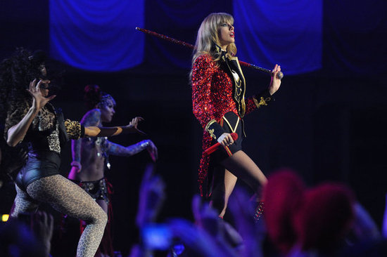 Taylor Swift performed on stage at the MTV EMAs in Frankfurt.
Taylor Swift performed on stage at the MTV EMAs in Frankfurt.