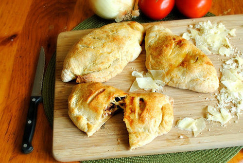 Sausage and Mushroom Calzone