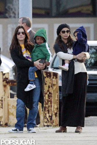 Sandra Bullock Shares a Playdate With Camila Alves and Their Kids Sandra Bullock Shares a Playdate With Camila Alves and Their Kids