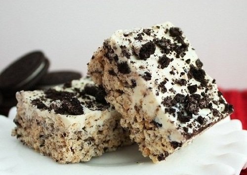 Oreo Rice Krispie Treats Oreo Rice Krispie Treats