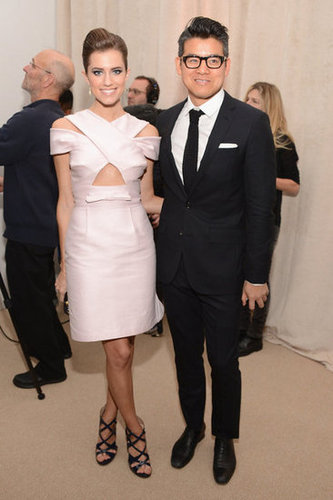 Allison Williams and Peter Som Allison Williams and Peter Som